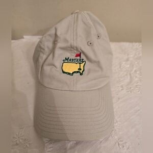Official "The Masters" American Needle Brand Light Tan Ballcap